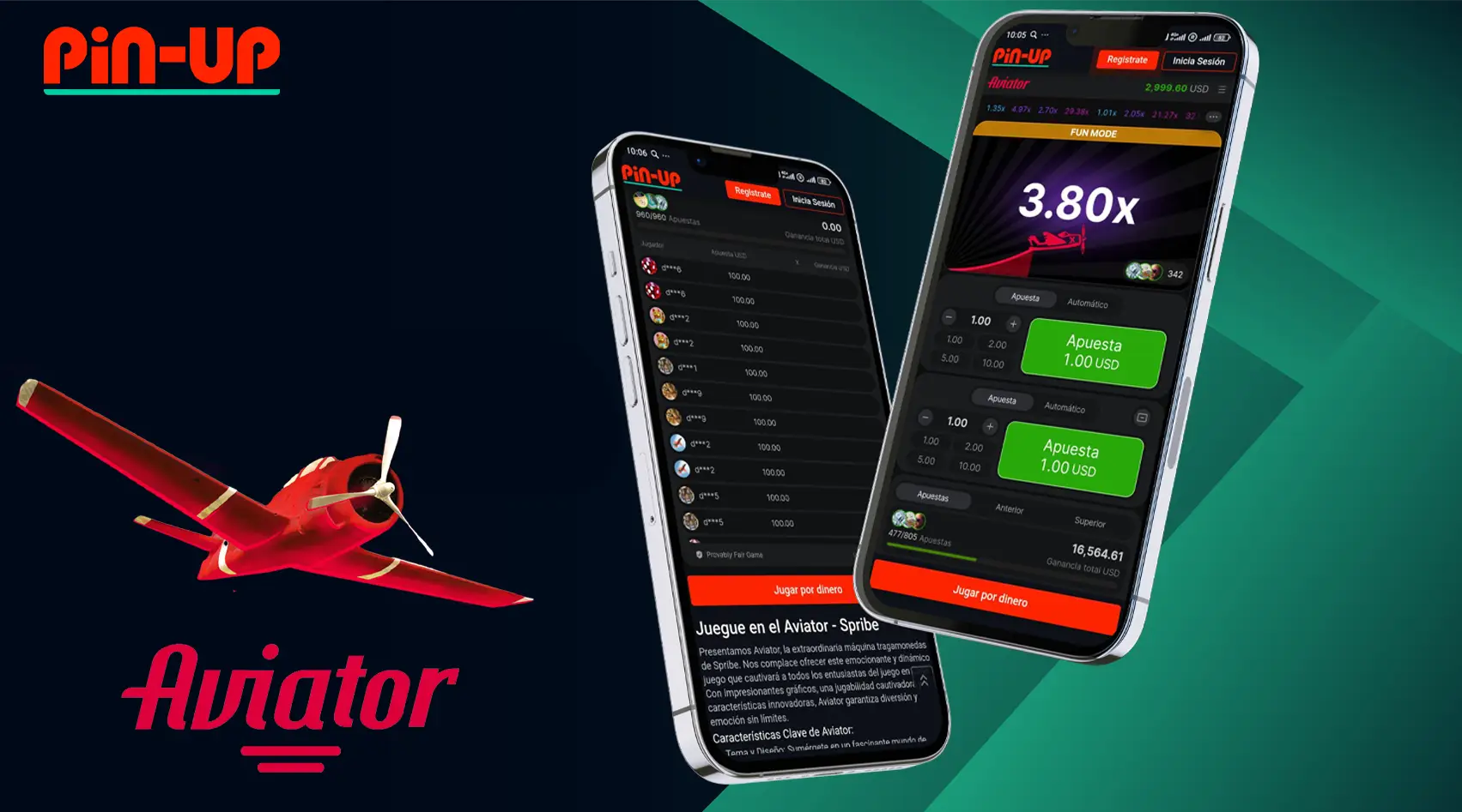 Funciones principales de Aviator en el casino Pin Up