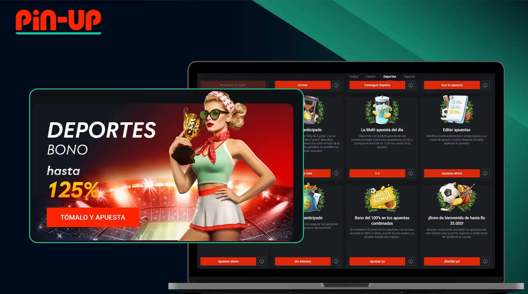 Programa de Bonificaciones Pin up para Deportes