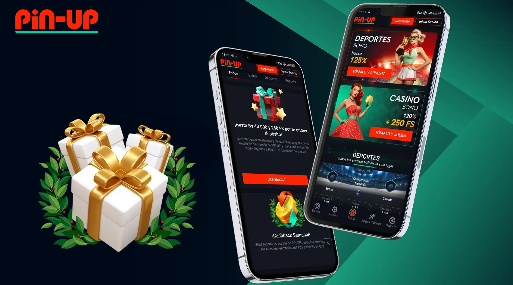 Bonos y Promociones en la App Pin-Up