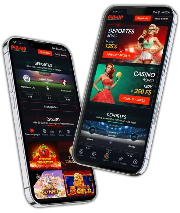 Aplicación móvil de Pin Up Casino