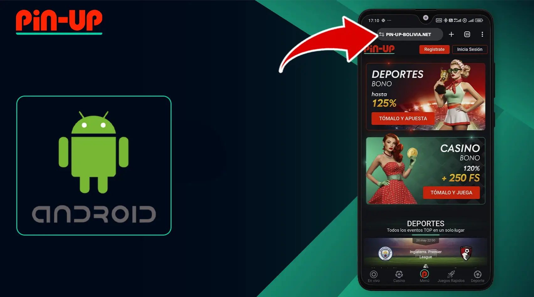 Paso 1 Instalar Pin Up en Android